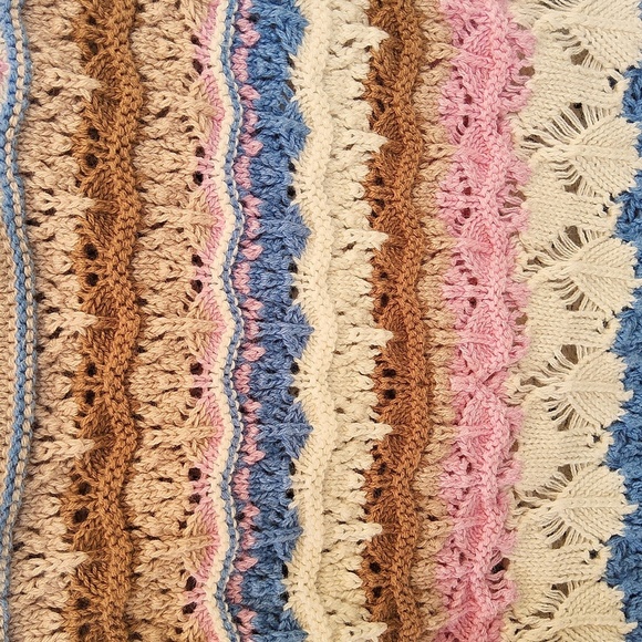 Altar'd State Crochet Knit Top Size XXS - Picture 3 of 9